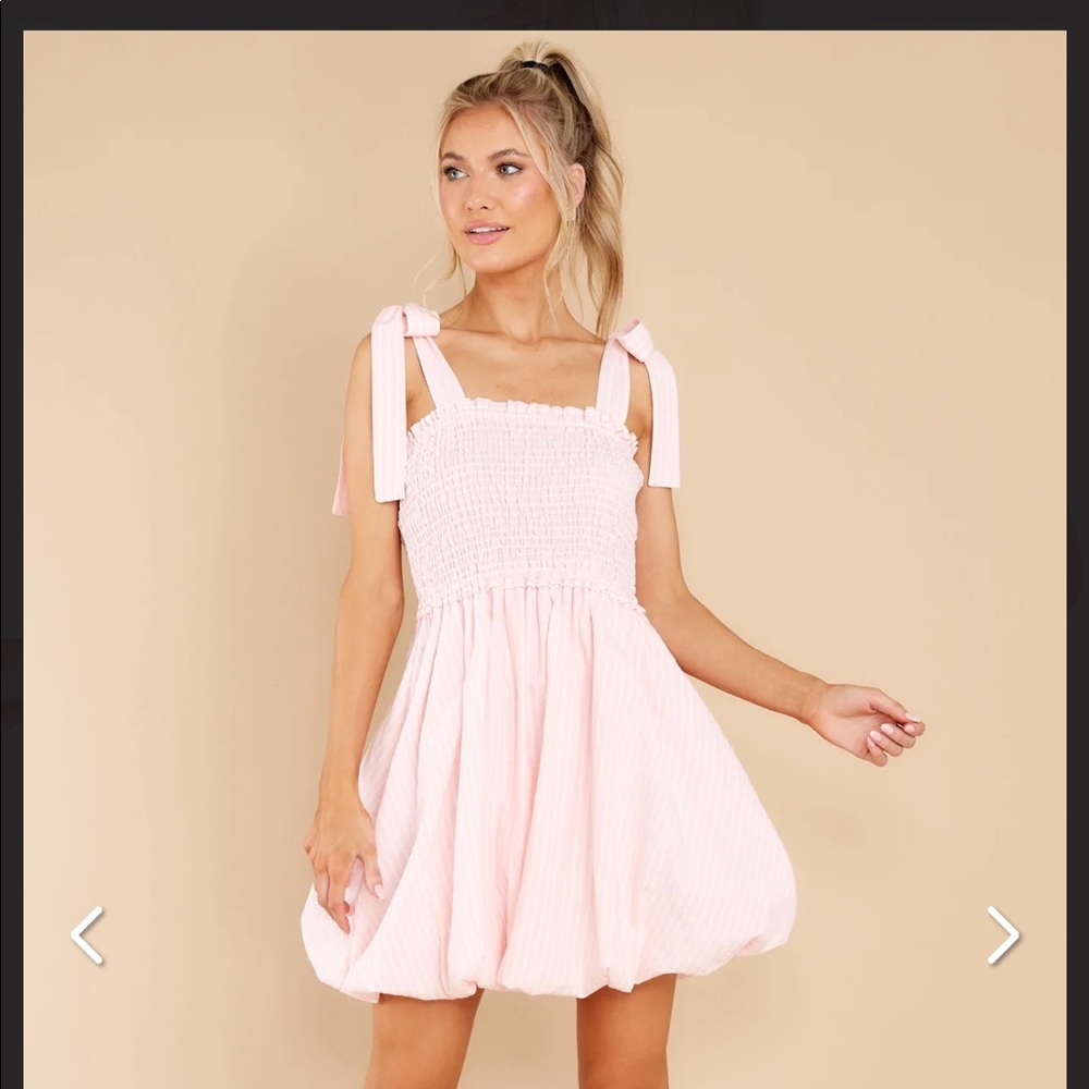 Red Dress Boutique Pink Striped Dress
